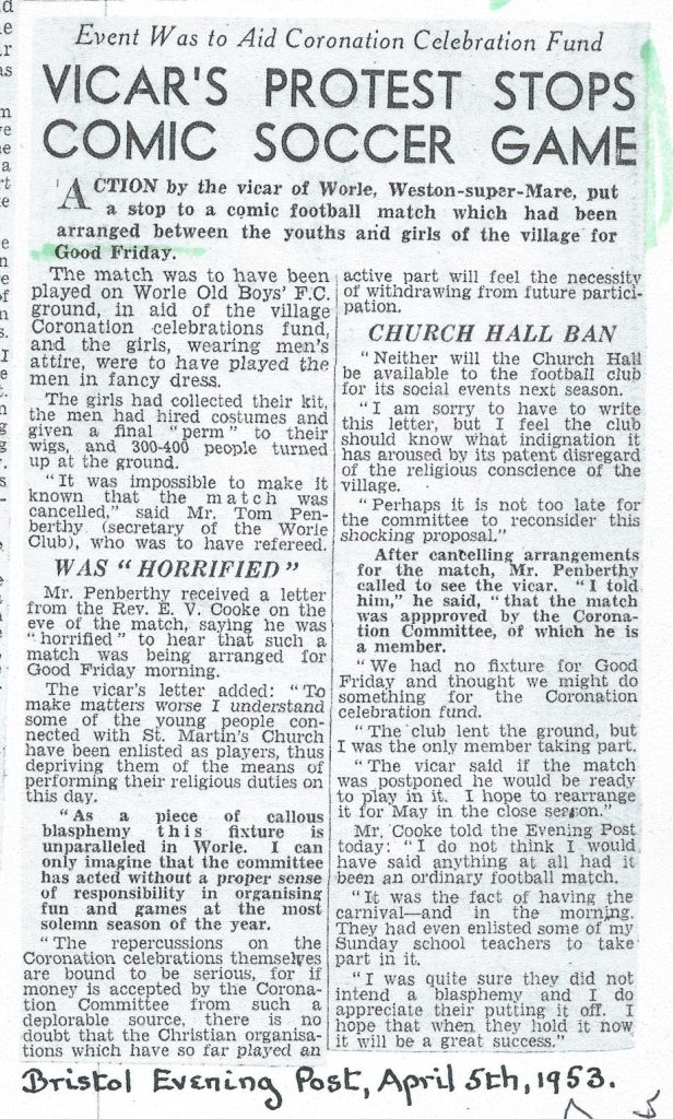 1953 Church Article