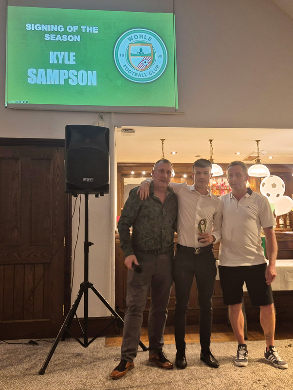 Kyle Sampson crowned the Signing of the Season.