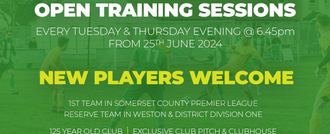 Worle FC Training 2024
