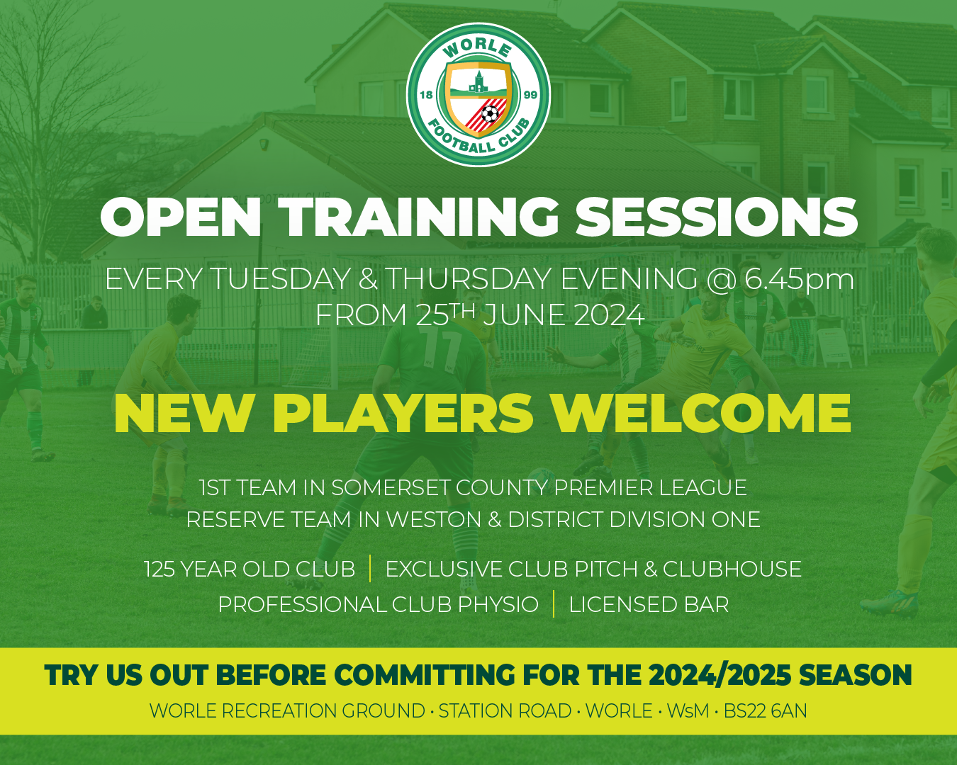 Worle FC Training 2024