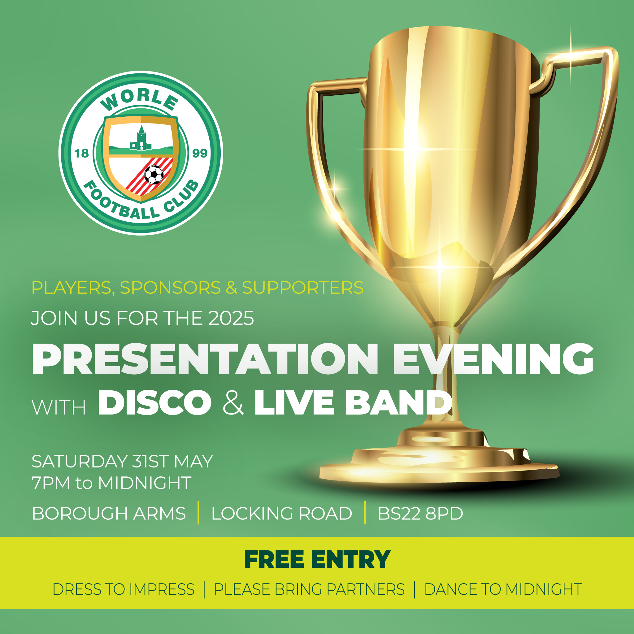 Worle FC Presentation Evening 2025